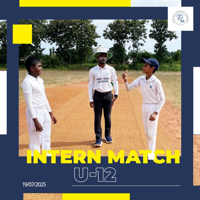 Ragama Cricket Academy | U12 Intern Match